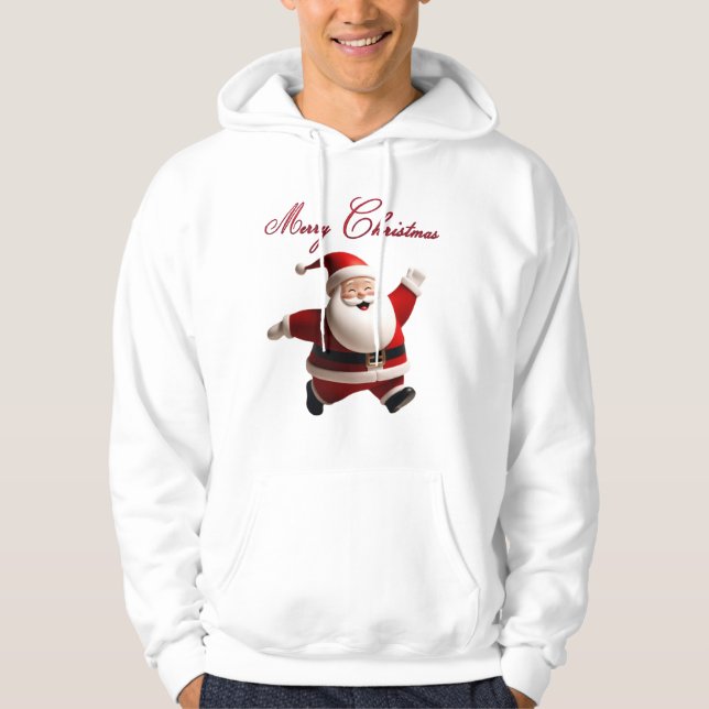 Julglad julhoodie hoodie (Framsida)