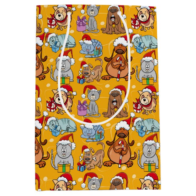 Julglada hundar och katter (Framsidan)