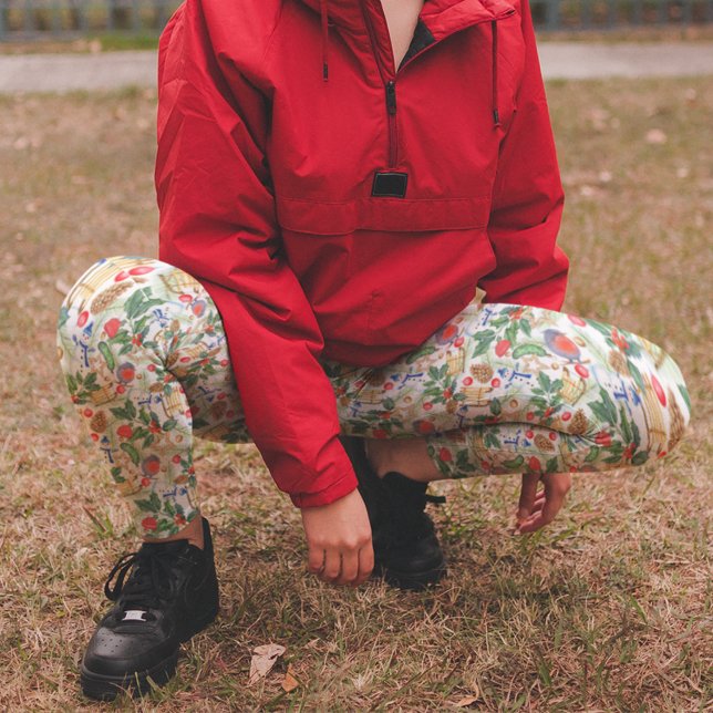 Julglada julpyjamasbrallor leggings (Skapare uppladdad)