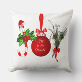 Julglädje Bomullskastkudde Kudde