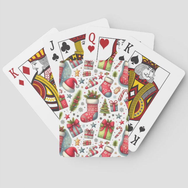 Julglädje Casinokort (Baksidan)