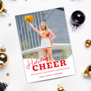 Julglädje Cheerleading Julkort