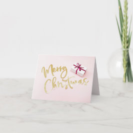 Julglädje Faltkort – God Jul Present Tack Kort