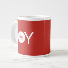 Julglädje Jätte Röd Kaffemugg Jumbo Mugg