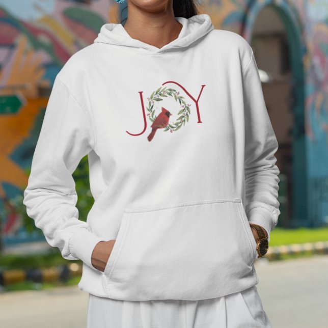 Julglädje Kardinal i krans  T Shirt (Skapare uppladdad)