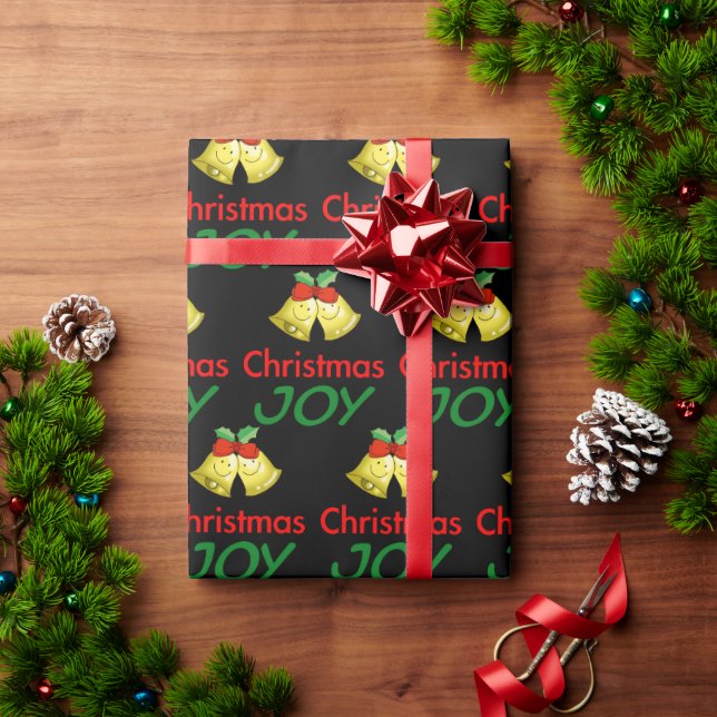 Julglädje (klockor) presentpapper (Julgåva)