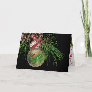 Julglädje Ornament Helgkort