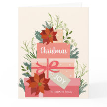 Julglädje - röd poinsettism - personalisera