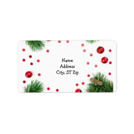 Julglädjeadressetiketter Adressetikett