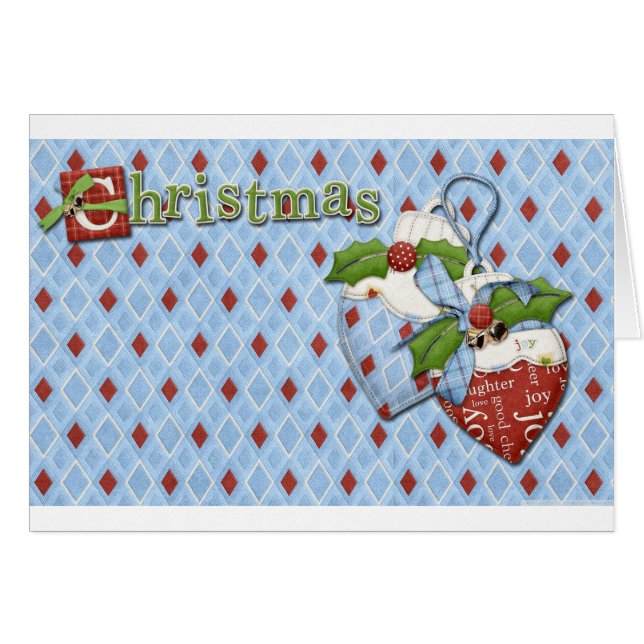 Julglädjen Hälsningskort (Framsidan Horizontal)