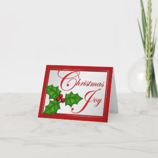 "Julglädjen" med Holly Lövs Greeting Card Helgkort