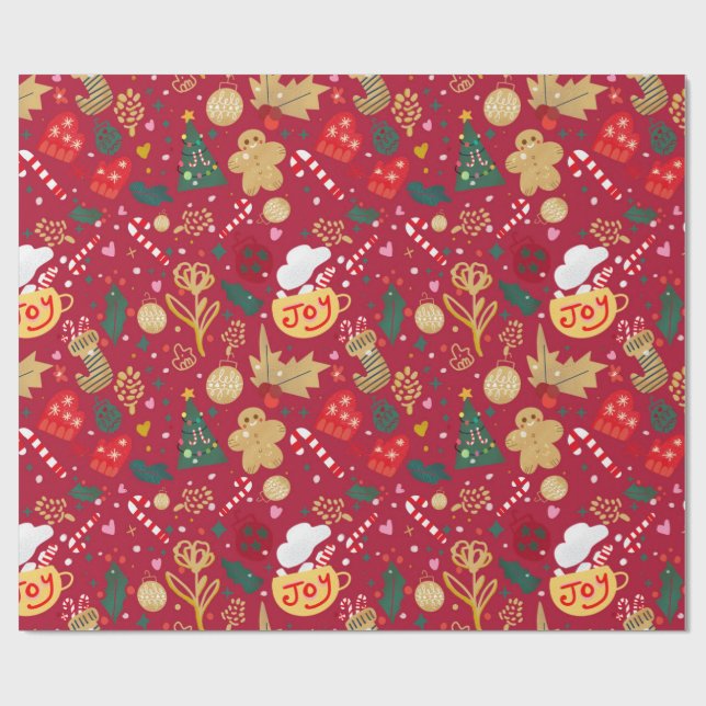 Julglädjen Presentpapper (Platt)