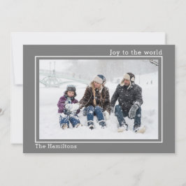 Julglädjen till World Photo Personlig Card Inbjudningar