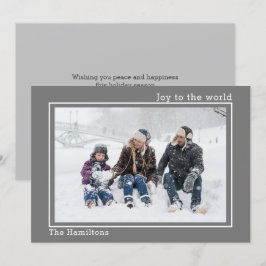 Julglädjen till World Photo Personlig Card Inbjudningar