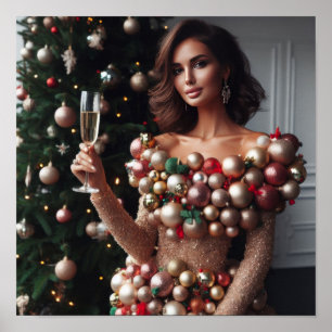 Julglamour Poster