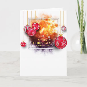 Julglans fotograttkort kort