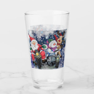 Julglas med Lycklig julvänner Glaskopp