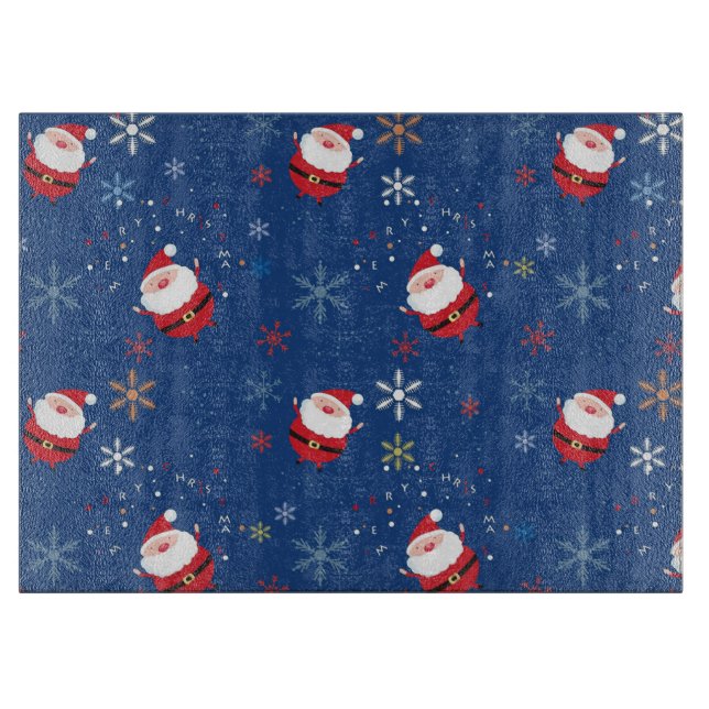 Julglas, skärande skal/tomten (Framsidan)