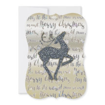 Julglitter RENHJORT Höst inbjudan