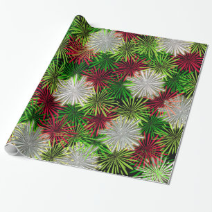 JulglitterPomPoms - som är röda som är gröna o Presentpapper