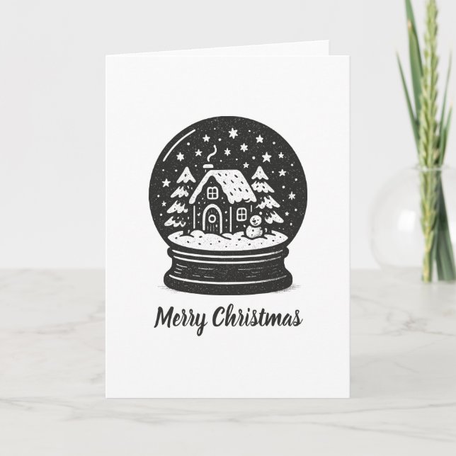 Julglobe Kort (Framsida)