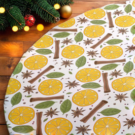 Julglögg kryddad vit vin julgransmatta borstad polyester