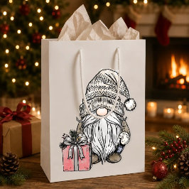 Julgnom med present