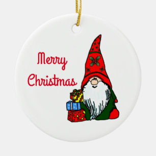 JulGnome Julgransprydnad Keramik