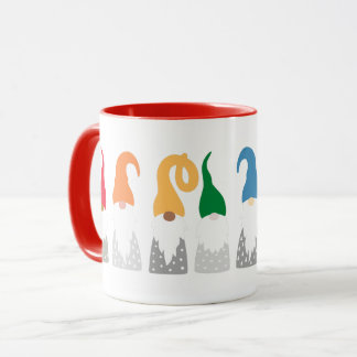 Julgnomer (regnbåge) mugg