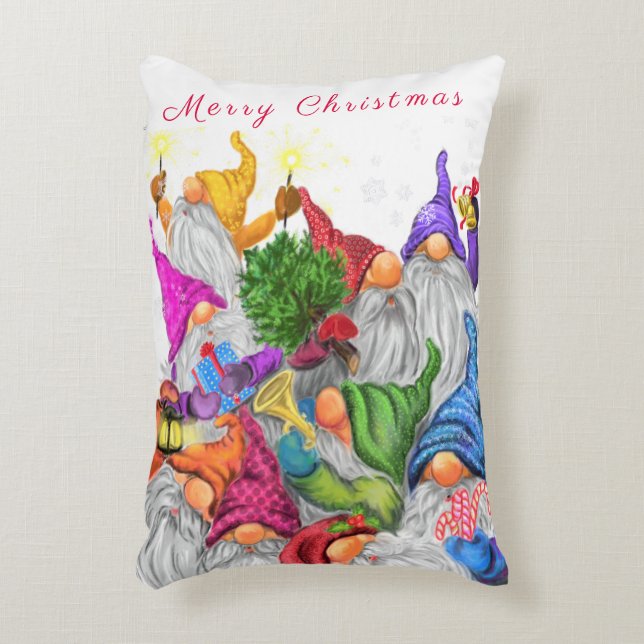 Julgnomes accent Pillow Gift Prydnadskudde (Framsidan(Vertikal))