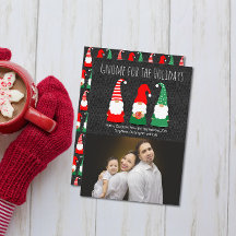Julgnomes Cute Whimsical Helgdag Photo