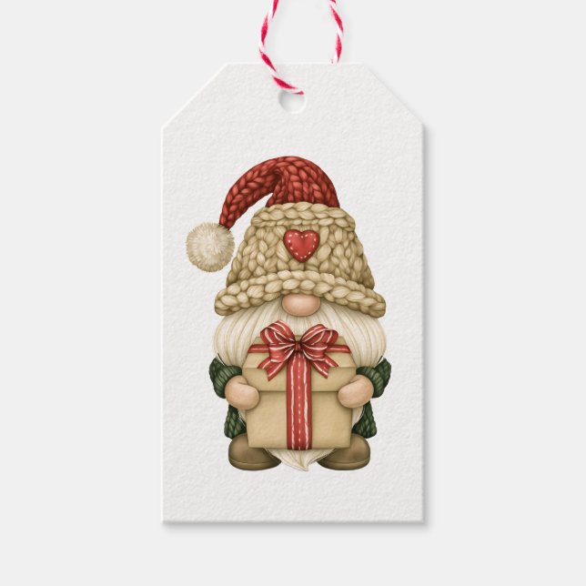 Julgnomgåva Presentetikett (Framsidan)