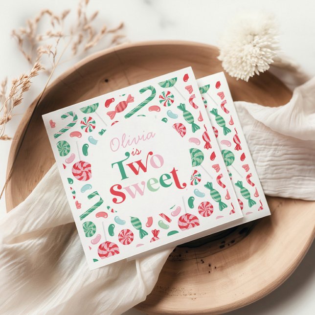 Julgodis 2:a födelsedag pappersservett (Skapare uppladdad)