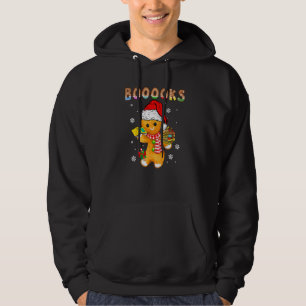 Julgodis Böcker Bibliotekarie Läsare Läs Hoodie