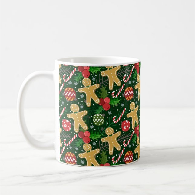 Julgodis, brunkakor  kaffemugg (Vänster)