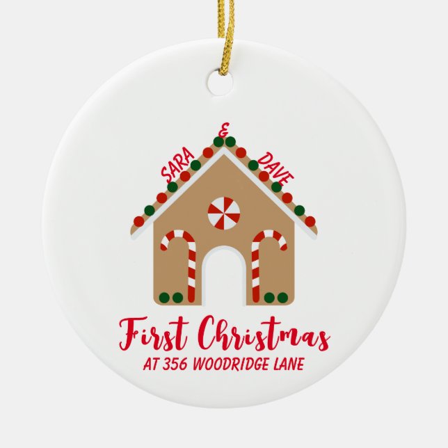 Julgodis Första julen Ornament (Framsidan)