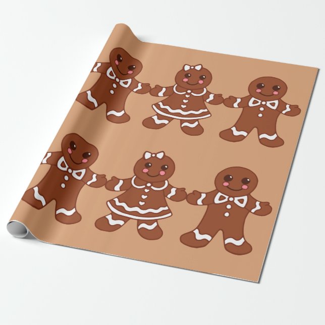 Julgodis Inpackningspapper Presentpapper (Utrullad)