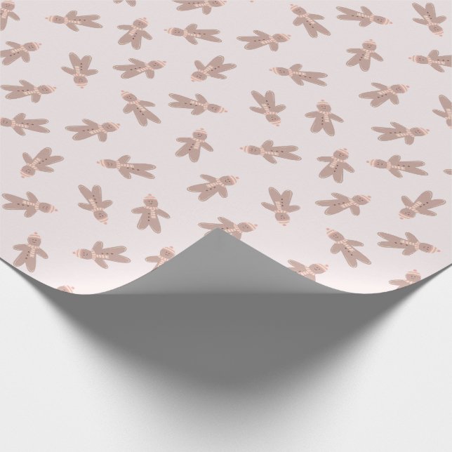 Julgodis man pink presentpapper (Hörn)