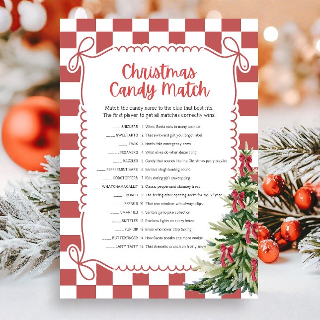 Julgodis Matchande Spel Julkort (Christmas Candy Match Coquette Christmas Games)