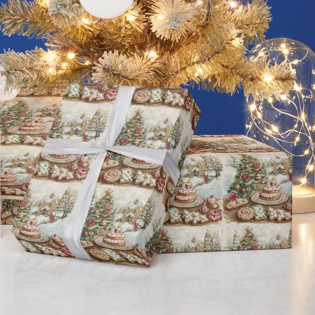 Julgodis och kakor, Julgran Presentpapper (Helgdagar)