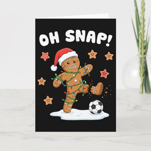 Julgodis Oh Snap Cookie Xmas Holiday  Kort (Framsida)