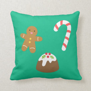 Julgodis, Pepparkaksgubbe, Godis, Puddinkaka Kudde