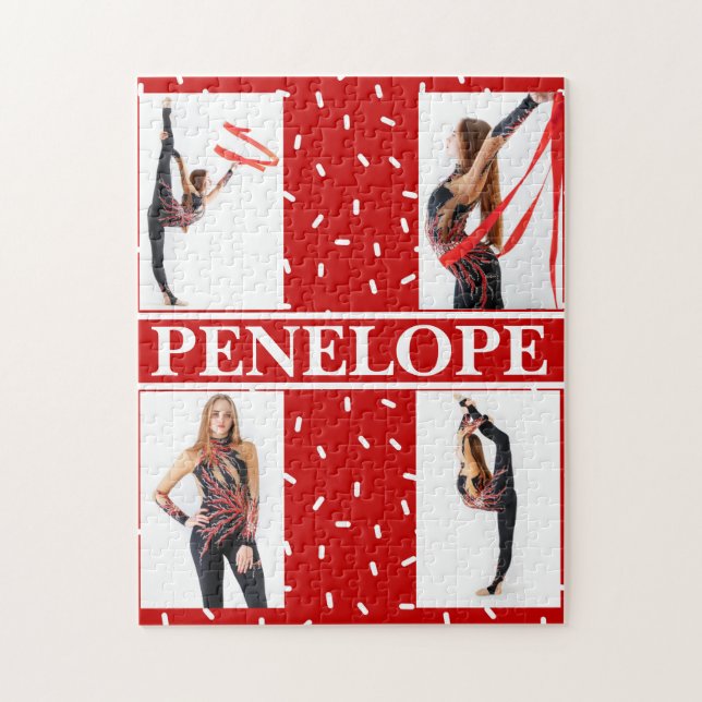 Julgodis Sprinkle 4 Photo Collage Pussel (Vertikal)