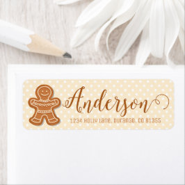 Julgodiskakor Returadress Etikett