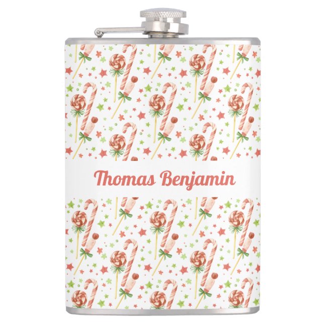 Julgodispåse Personlig Flask Fickplunta (Framsidan)