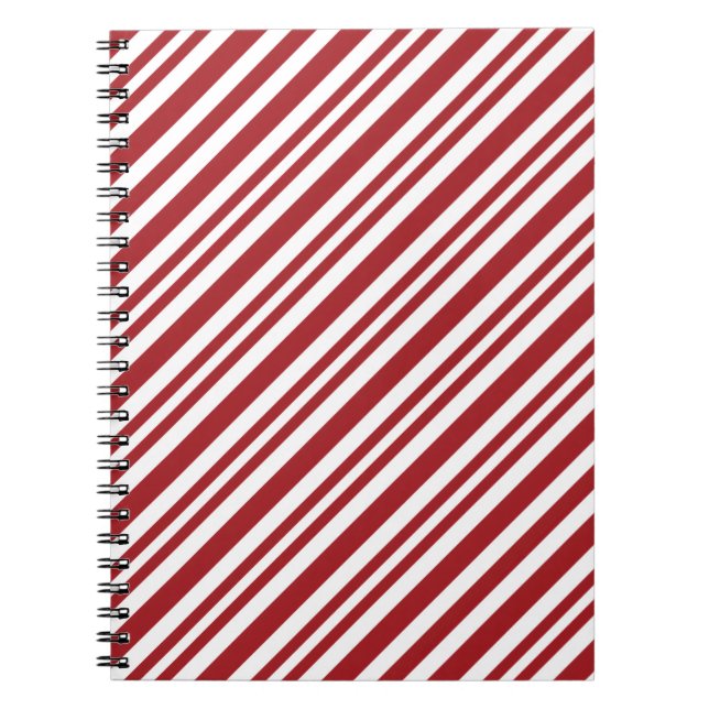 Julgodisrandigt mönster anteckningsbok (Framsidan)