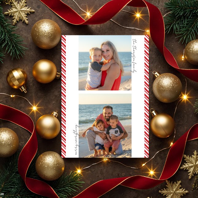 Julgodisrandigt platt foto jullkort julkort (Skapare uppladdad)