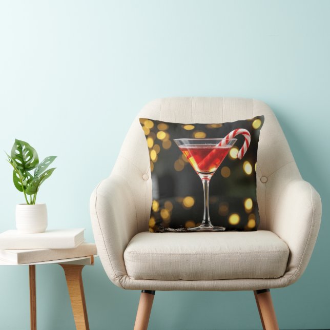 Julgodisstav i en cocktail kudde (Stol)