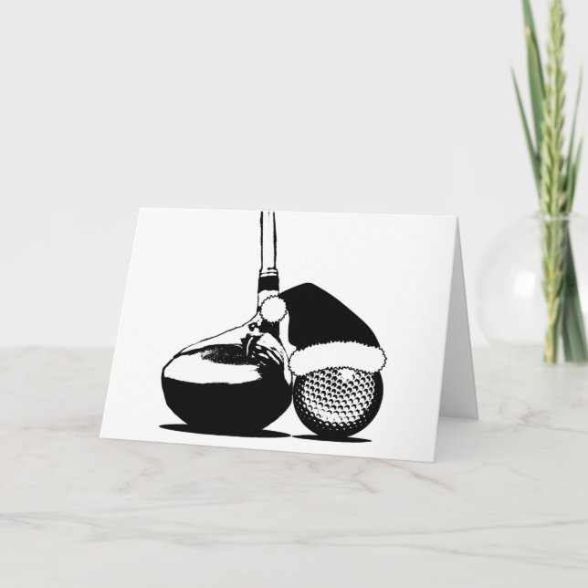 Julgolf-Klubben och Boll Helgkort (Framsida)