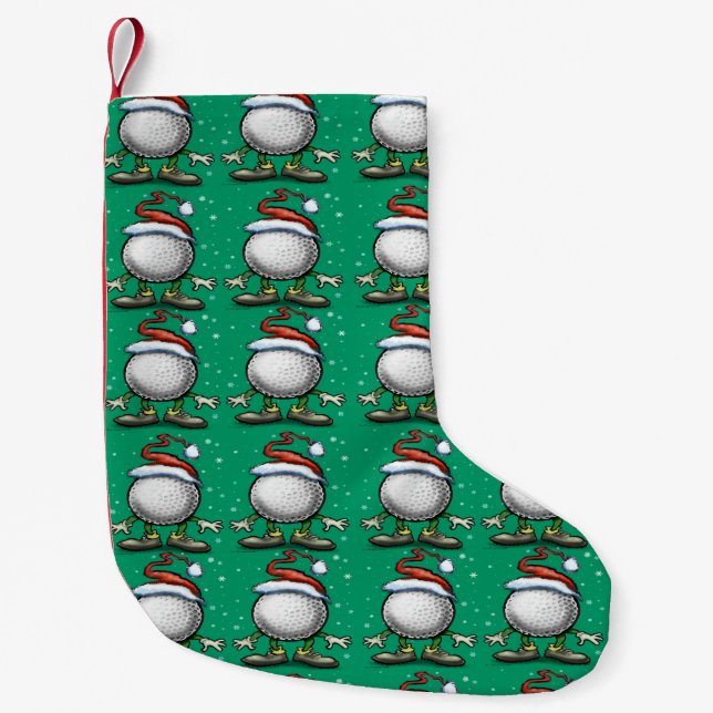 Julgolfbollar Liten Julstrumpa (Framsidan)